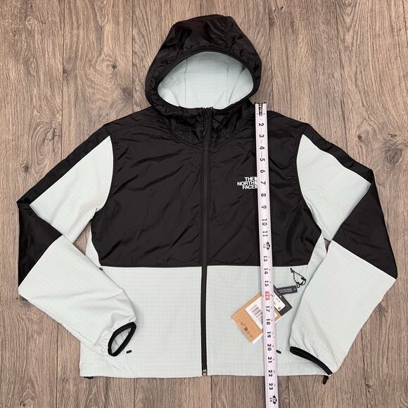 The North Face Size Medium Womens Muted Pine Green Tekware Grid Hybrid - Picture 3 of 13